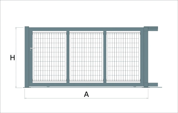 Base (A) 3500 Altezza (H) 1730