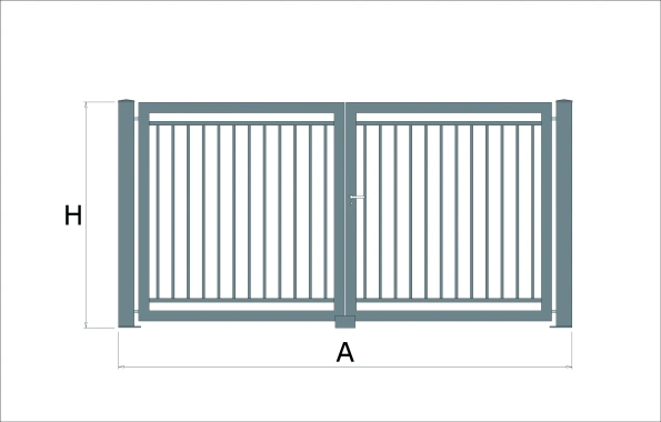 Base (A) 3500 Altezza (H) 1730
