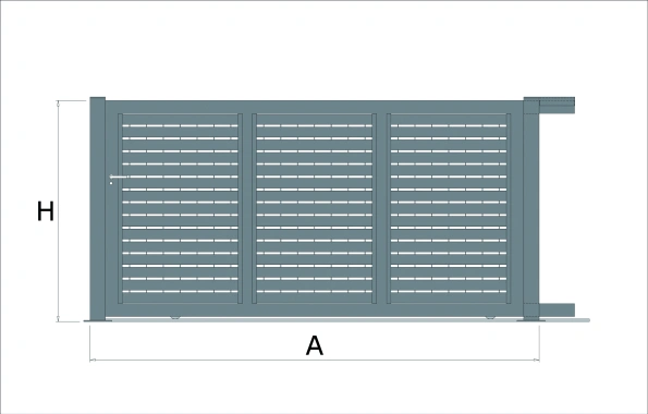 Base (A) 3500 Altezza (H) 1730