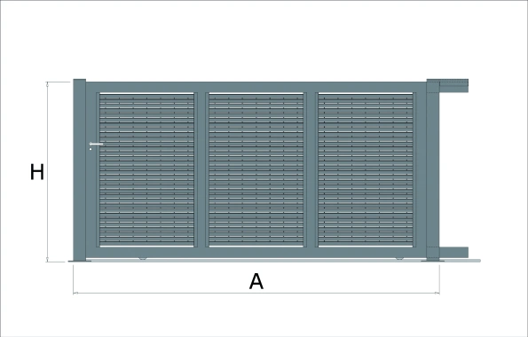 Base (A) 3500 Altezza (H) 1730