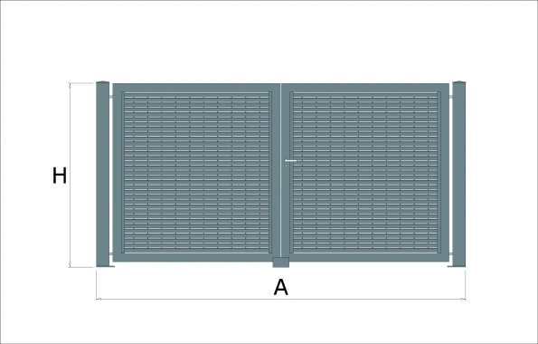 Base (A) 3500 Altezza (H) 1730